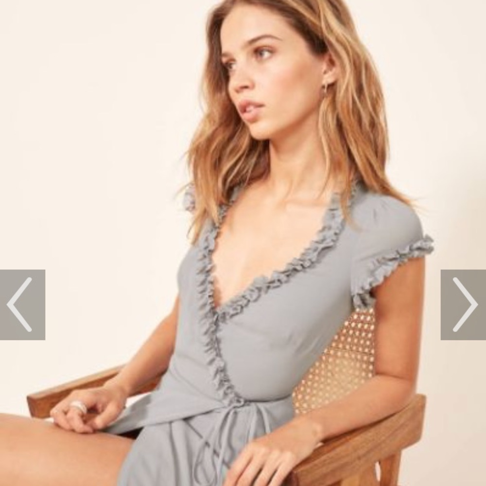 Reformation wrap dress